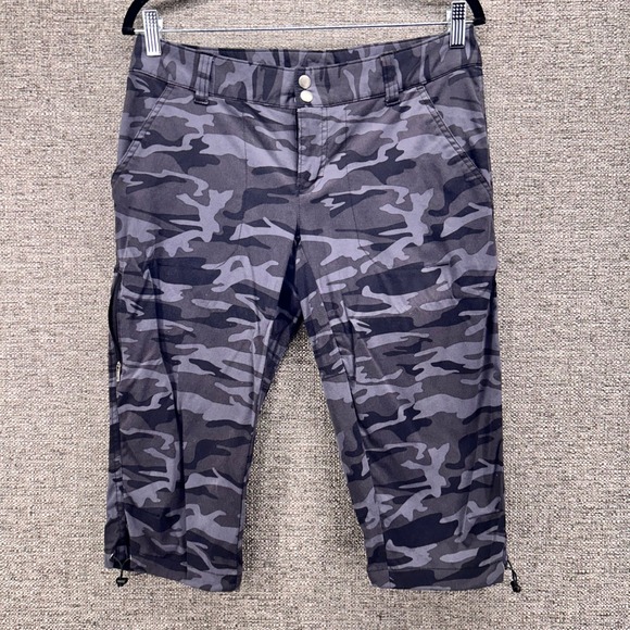 Columbia Womens Capri Size 10 Camo Leggings‎ Omni-Shield Advanced Repellency - Picture 1 of 14